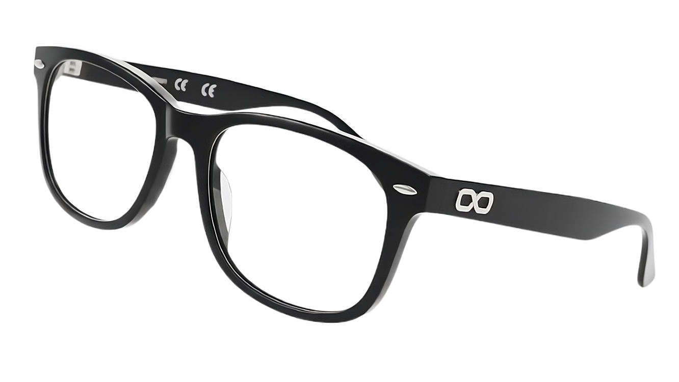 Lentes aro negro Lateral